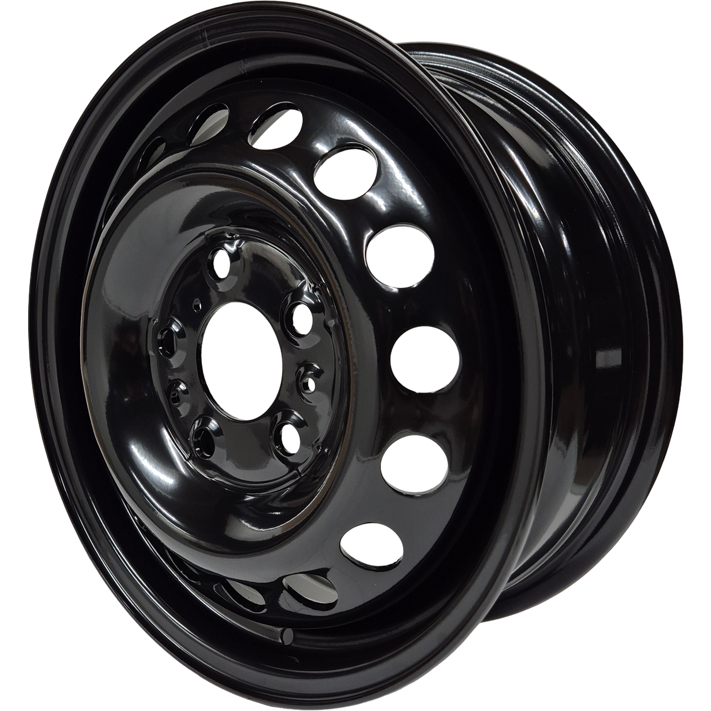 16" x 6" GOJOS Black Van Steel 5x130 ET68 CB78.1 (Citroen, Fiat, Peugeot) Roadcruza Tyres