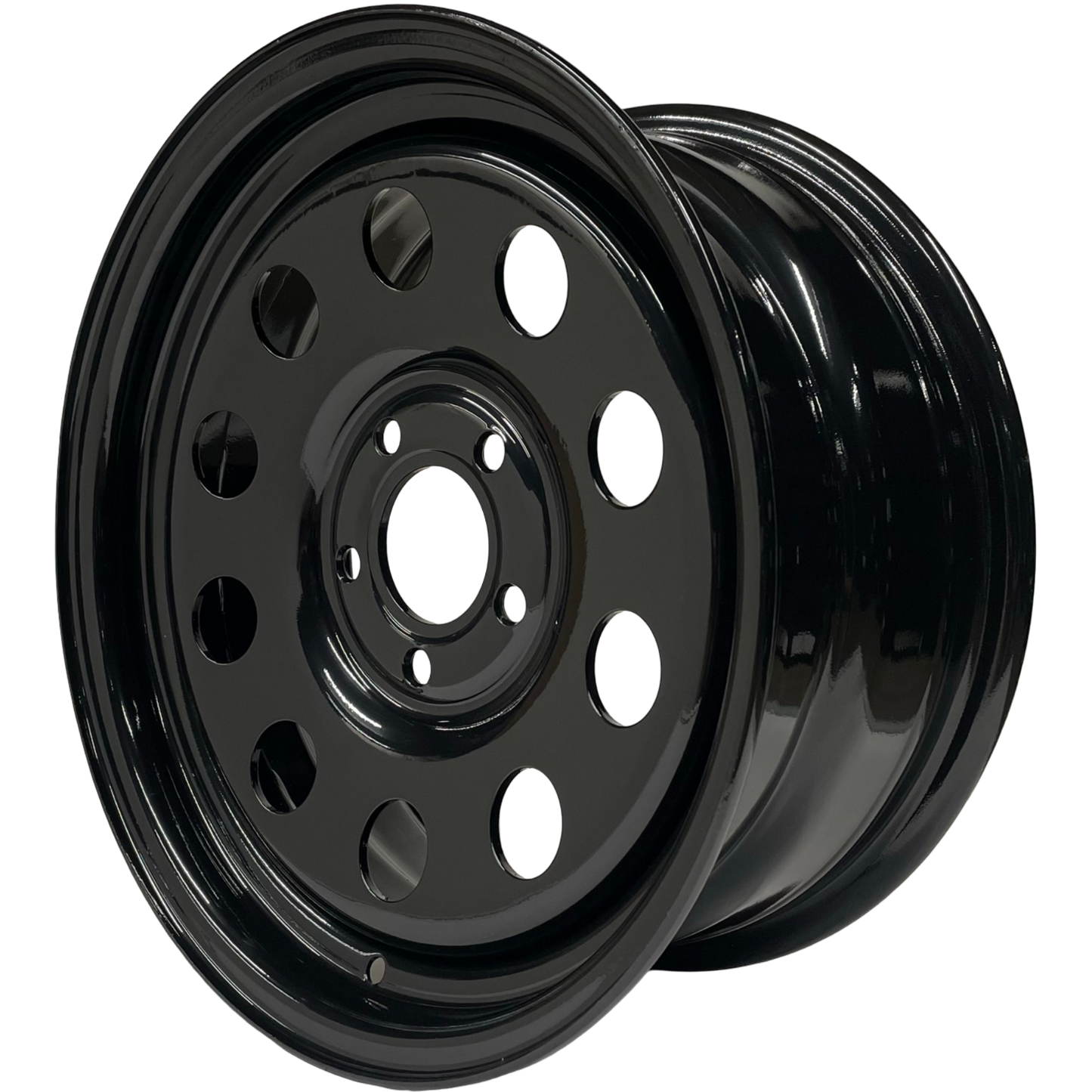 16" x 7" GOJOS Black Modular 5x114.3 ET30 CB71.6 Jeep Off-Road Steel Wheels Roadcruza Tyres
