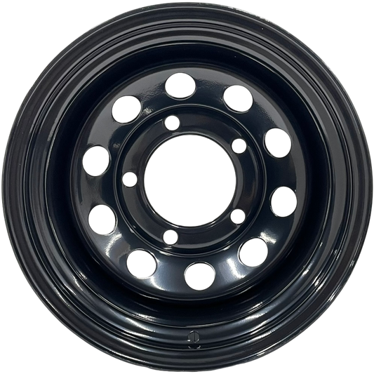 15" x 10" GOJOS Black Modular 5x165.1 ET-32 Off-Road Steel Wheels Roadcruza Tyres