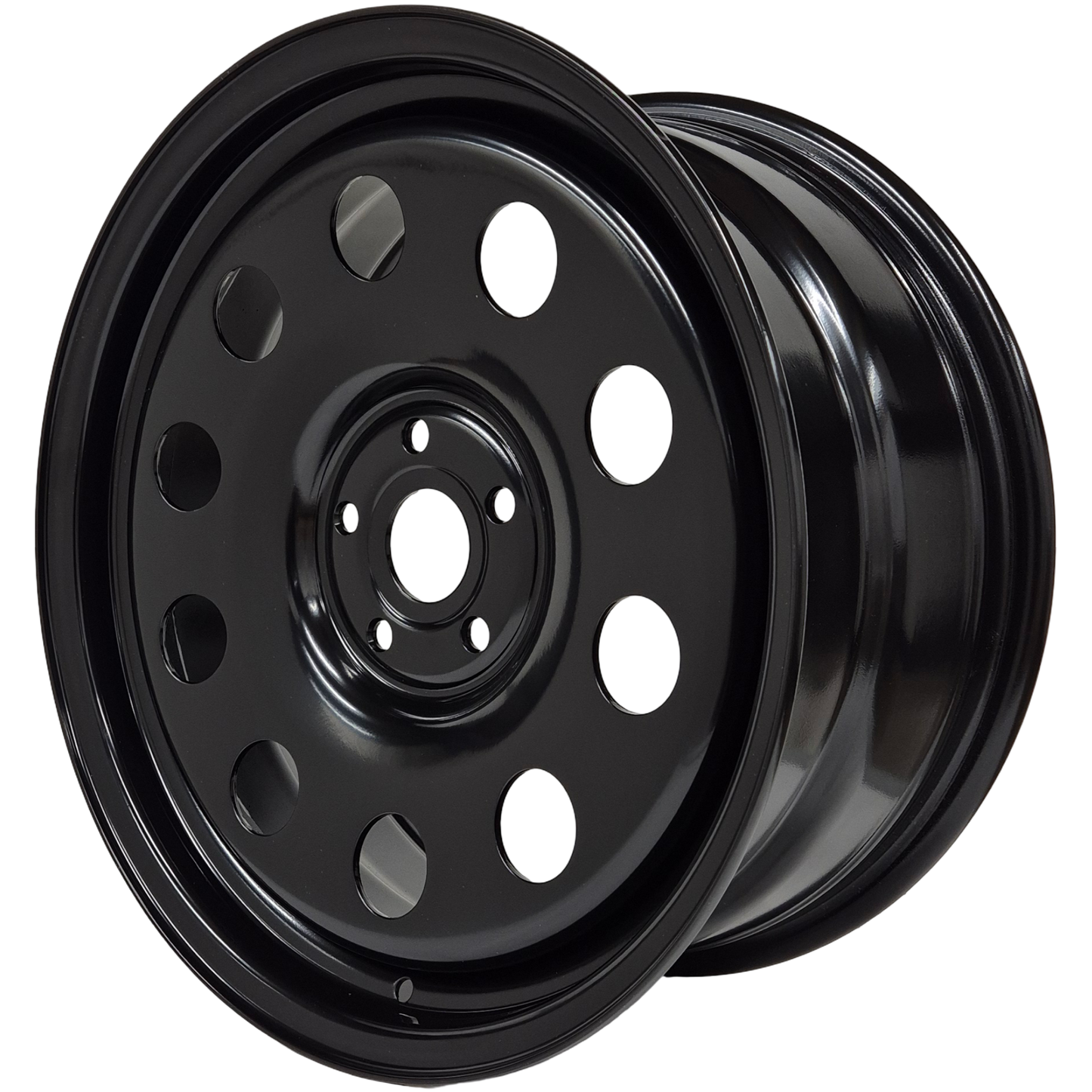 18" x 8" GOJOS Black Modular 5x112 ET35 Caddy Off-Road Steel Wheels Roadcruza Tyres