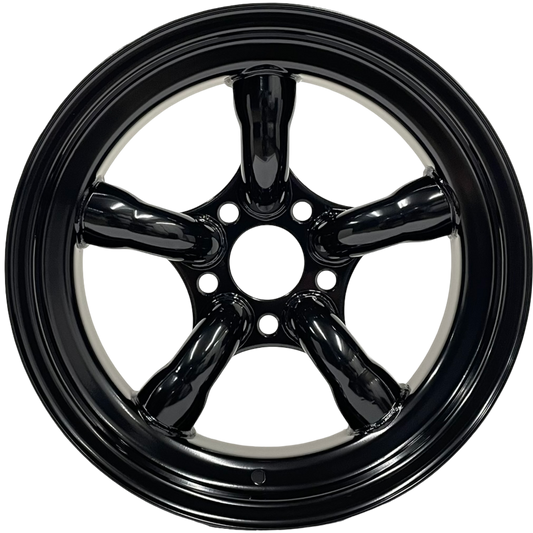 16" x 7" GOJOS Black 5 Pipe 5x120 ET-25 Disco 2 Off-Road Steel Wheels Roadcruza Tyres