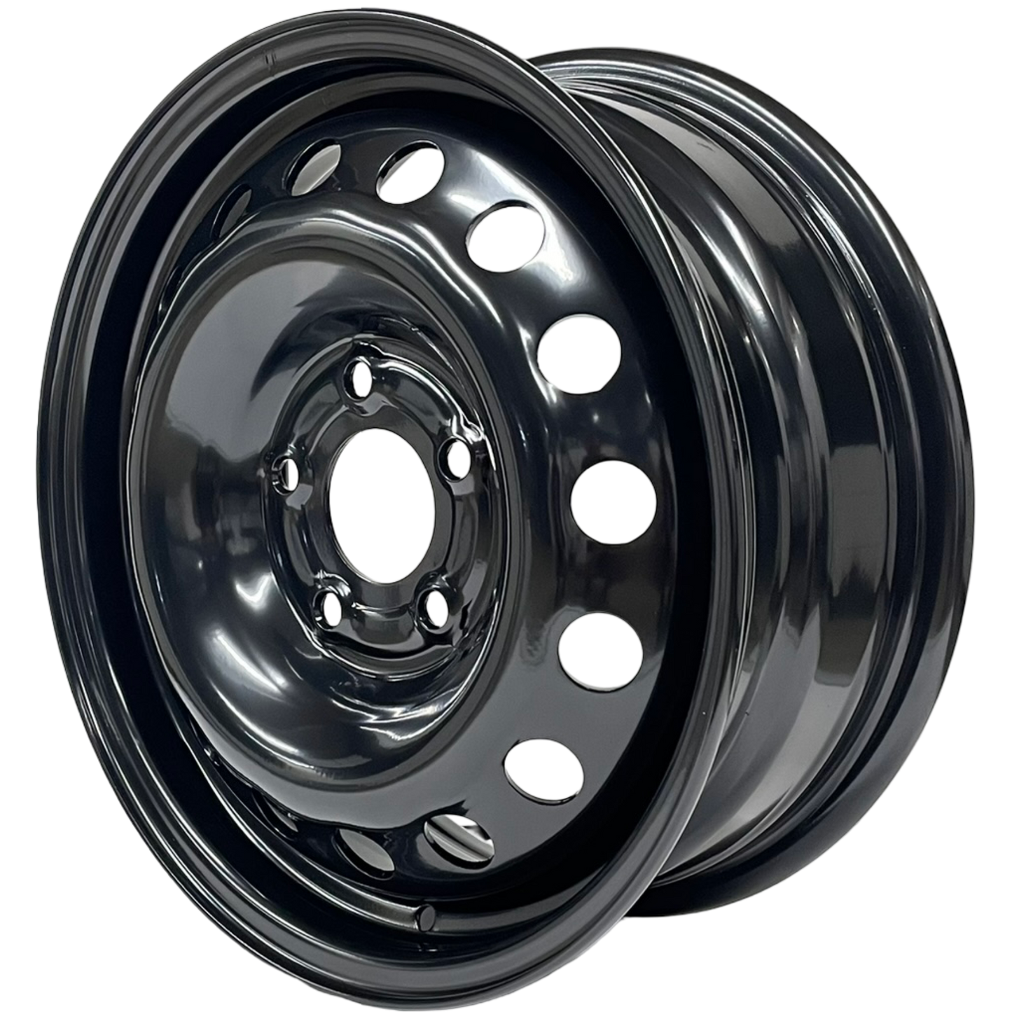 16" x 6" GOJOS Black Van Steel (5x118) ET48 CB71.1 - (Citroen, Fiat, Peugeot, Renault, Vauxhall) Roadcruza Tyres