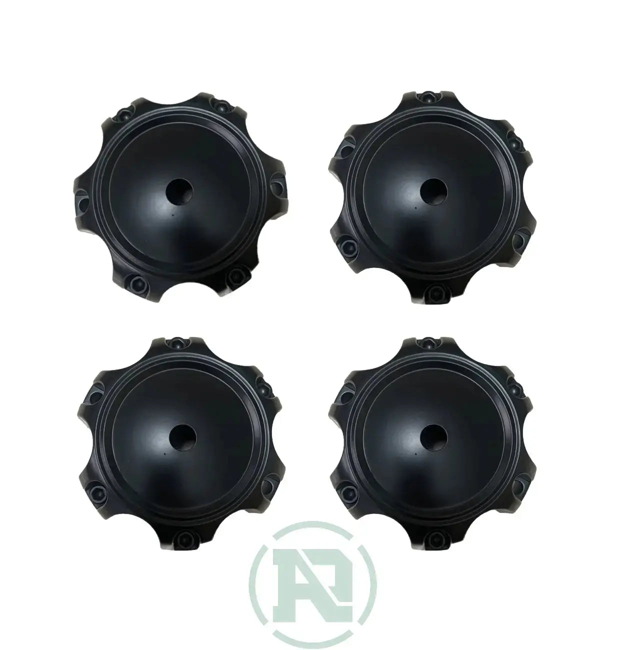 Set of 4x 6x139.7 GOJOS Black Centre Caps Off-Road Steel Wheels GOJOS Wheels