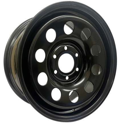 17" x 8" GOJOS Black Modular 6x130 ET45 CB84.1 (Ineos, Mercedes, Volkswagen) Roadcruza Tyres