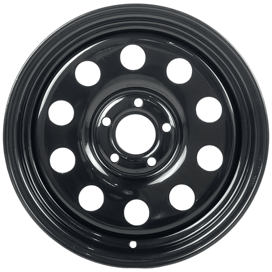 16" x 7" GOJOS Black Modular 5x114.3 ET30 CB71.6 Off-Road Steel Wheels Roadcruza Tyres