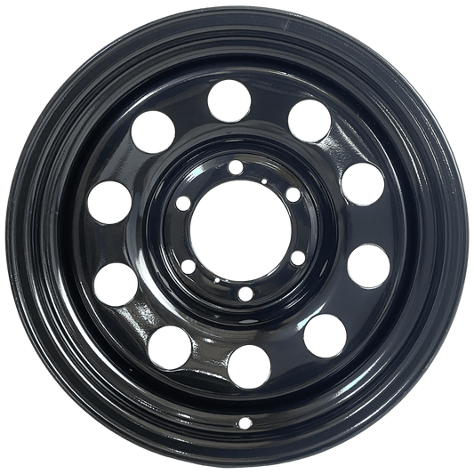 16" x 8" GOJOS Black Modular 6x139.7 ET00 CB110 Off-Road Steel Wheels Roadcruza Tyres