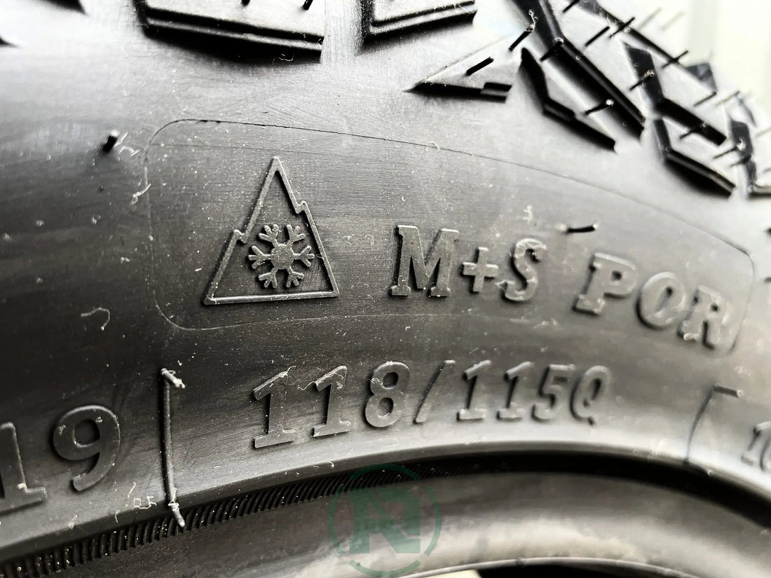 roadcruza tyre close up of 3 peak mountain snow flake sidewall symbol
