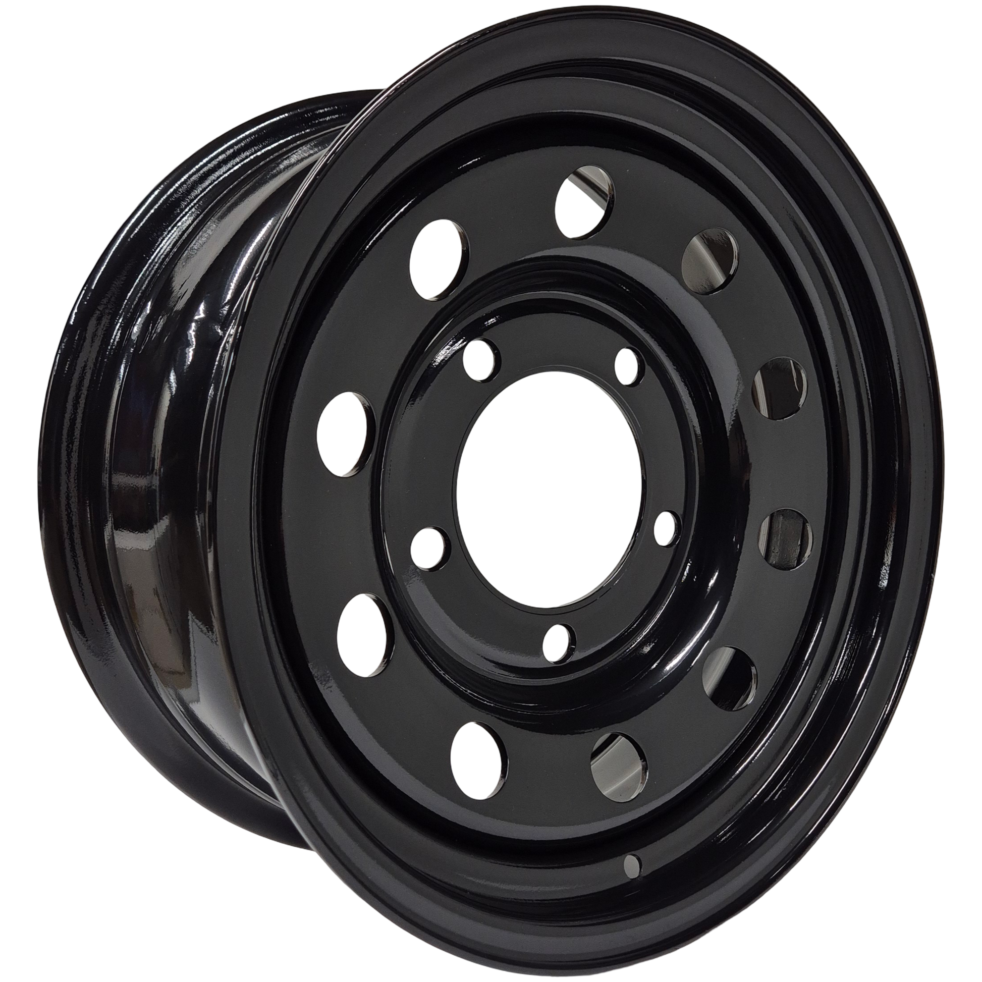 16" x 7" GOJOS Black Modular 5x165.1 ET00 Defender Off-Road Steel Wheels Roadcruza Tyres 