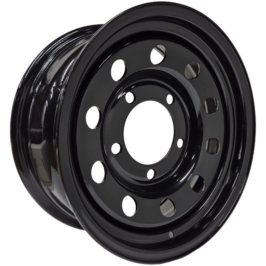 16" x 7" GOJOS Black Modular 5x165.1 ET00 Defender Off-Road Steel Wheels Roadcruza Tyres 