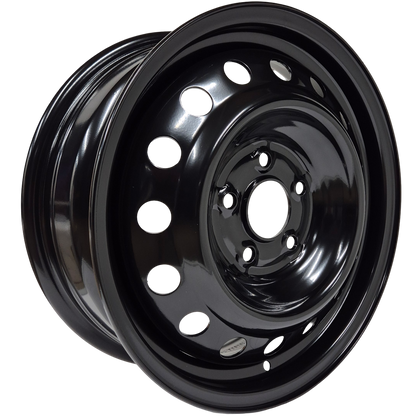 16" x 6" GOJOS Black Van Steel 5x114.3 ET50 CB66.1 (Renault, Vauxhall) Roadcruza Tyres 