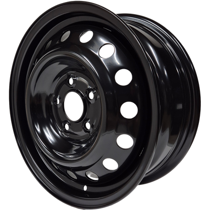 16" x 6" GOJOS Black Van Steel 5x114.3 ET50 CB66.1 (Renault, Vauxhall) Roadcruza Tyres 
