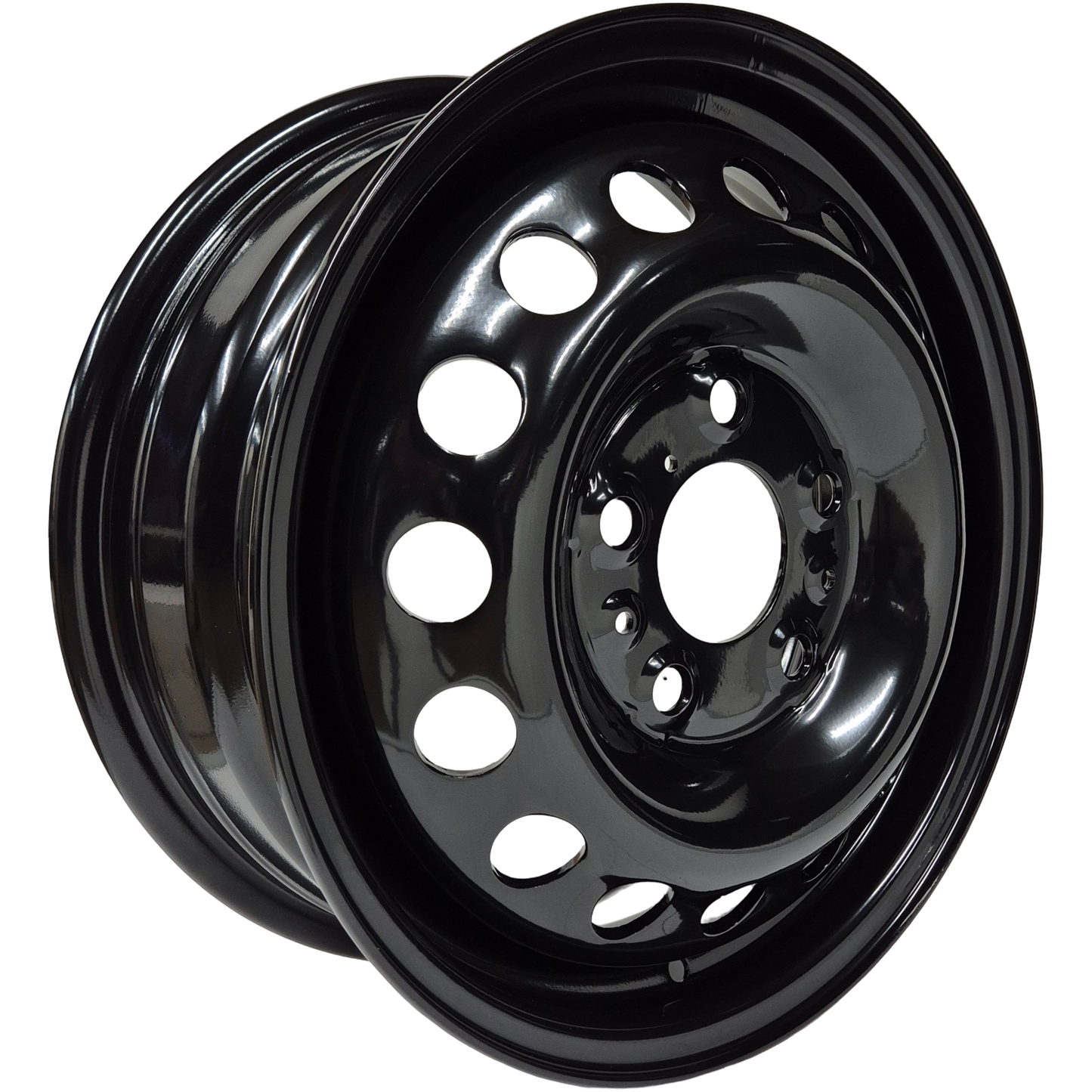 16" x 6" GOJOS Black Van Steel 5x130 ET68 CB78.1 (Citroen, Fiat, Peugeot) Roadcruza Tyres 
