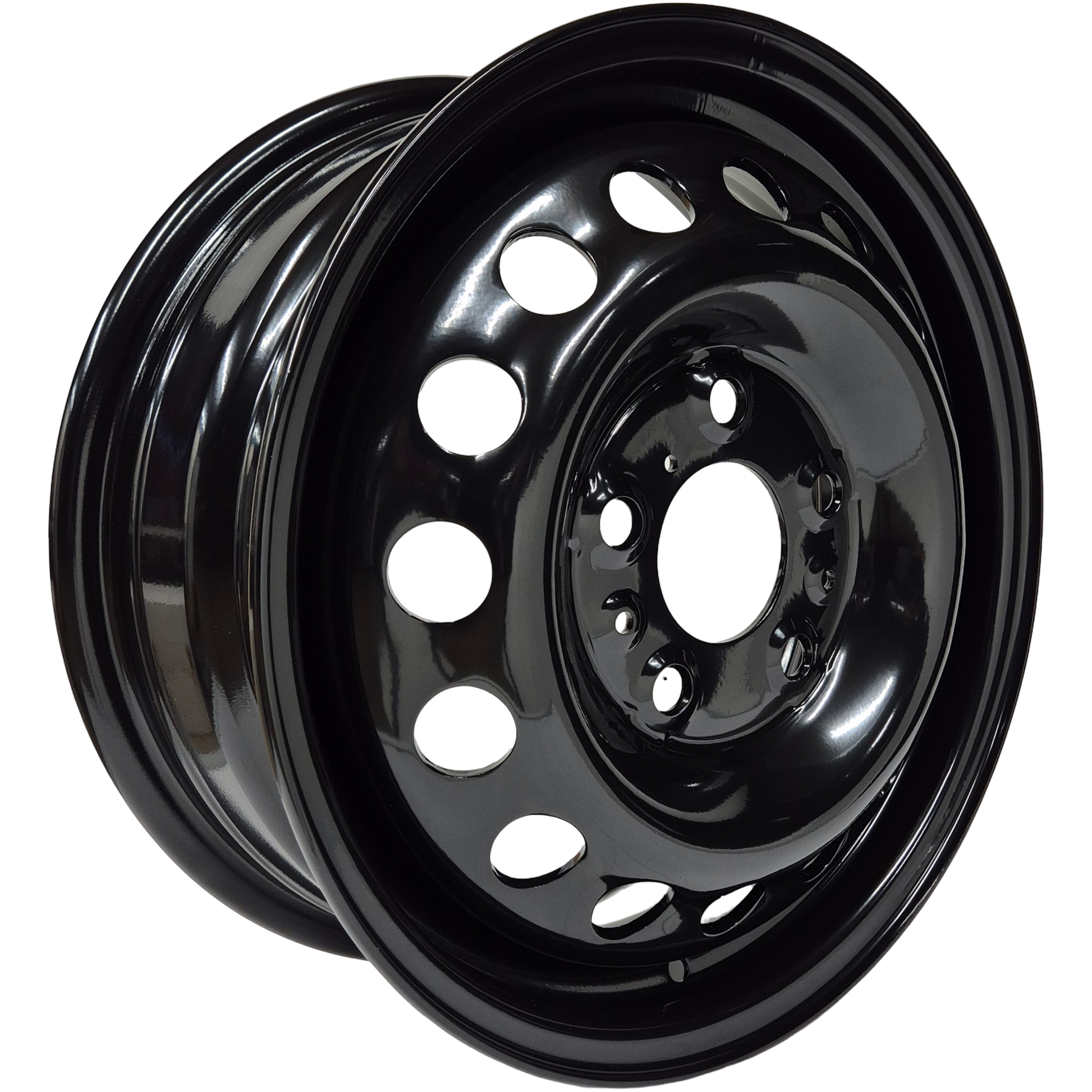 16" x 6" GOJOS Black Van Steel 5x130 ET68 CB78.1 (Citroen, Fiat, Peugeot) Roadcruza Tyres 