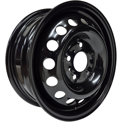 16" x 6" GOJOS Black Van Steel 5x130 ET68 CB78.1 (Citroen, Fiat, Peugeot) Roadcruza Tyres 