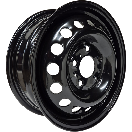 16" x 6" GOJOS Black Van Steel 5x130 ET68 CB78.1 (Citroen, Fiat, Peugeot) Roadcruza Tyres 