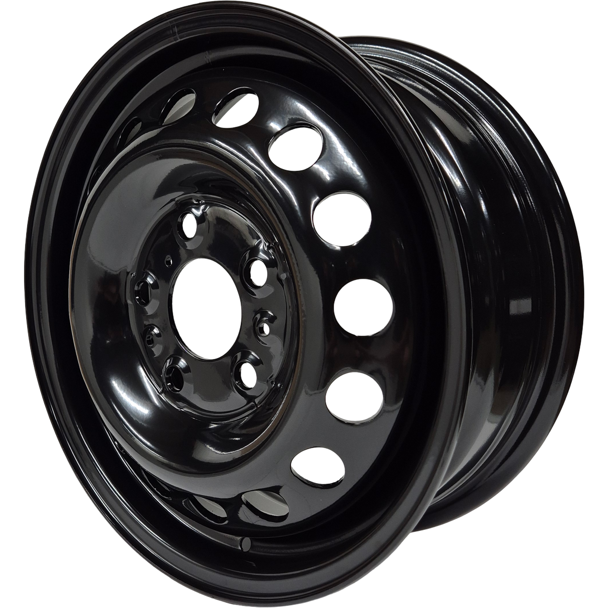 16" x 6" GOJOS Black Van Steel 5x130 ET68 CB78.1 (Citroen, Fiat, Peugeot) Roadcruza Tyres 