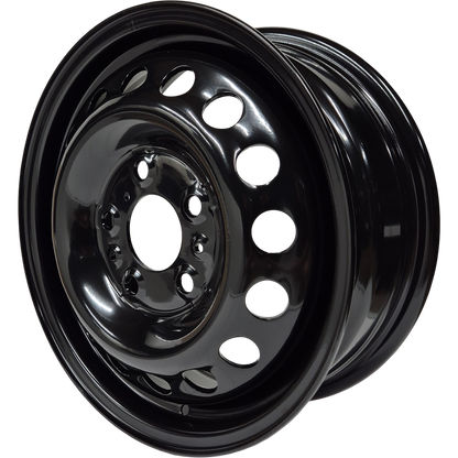 16" x 6" GOJOS Black Van Steel 5x130 ET68 CB78.1 (Citroen, Fiat, Peugeot) Roadcruza Tyres 