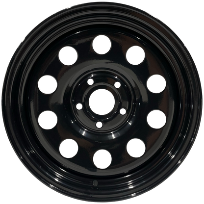 16" x 7" GOJOS Black Modular 5x114.3 ET30 CB64.1 (Land Rover) Off-Road Steel Wheels Roadcruza Tyres 