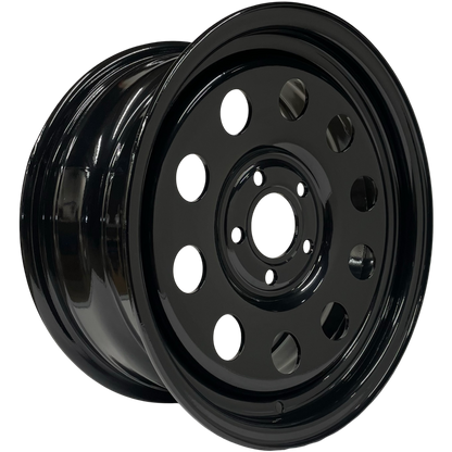 16" x 7" GOJOS Black Modular 5x114.3 ET30 CB71.6 Jeep Off-Road Steel Wheels Roadcruza Tyres 