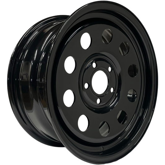 16" x 7" GOJOS Black Modular 5x114.3 ET30 CB71.6 Jeep Off-Road Steel Wheels Roadcruza Tyres 