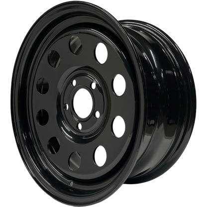 16" x 7" GOJOS Black Modular 5x114.3 ET30 CB71.6 Jeep Off-Road Steel Wheels Roadcruza Tyres 