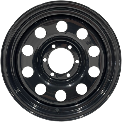 16" x 7" GOJOS Black Modular 6x139.7 ET00 Off-Road Steel Wheels Roadcruza Tyres 