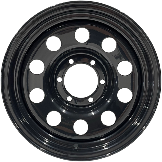 16" x 7" GOJOS Black Modular 6x139.7 ET00 Off-Road Steel Wheels Roadcruza Tyres 