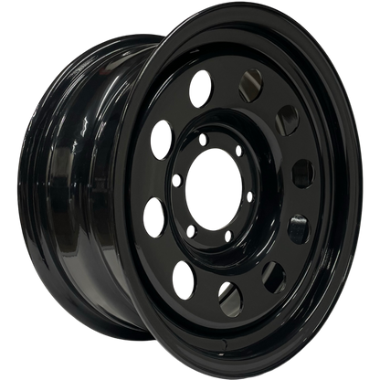 16" x 7" GOJOS Black Modular 6x139.7 ET00 Off-Road Steel Wheels Roadcruza Tyres 