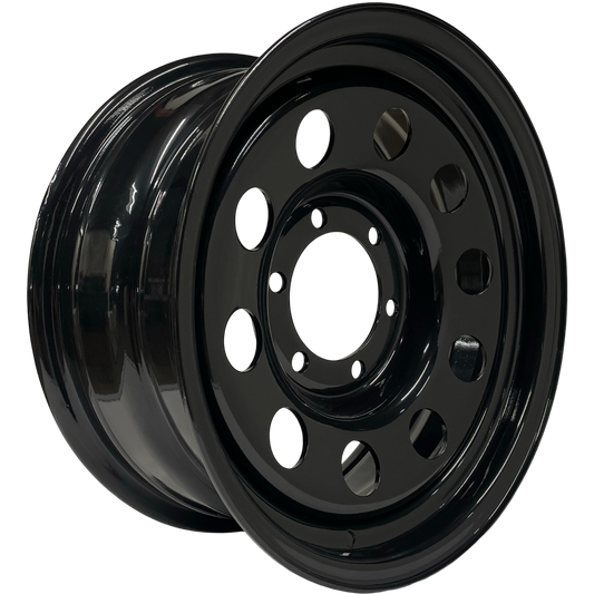 16" x 7" GOJOS Black Modular 6x139.7 ET00 Off-Road Steel Wheels Roadcruza Tyres 