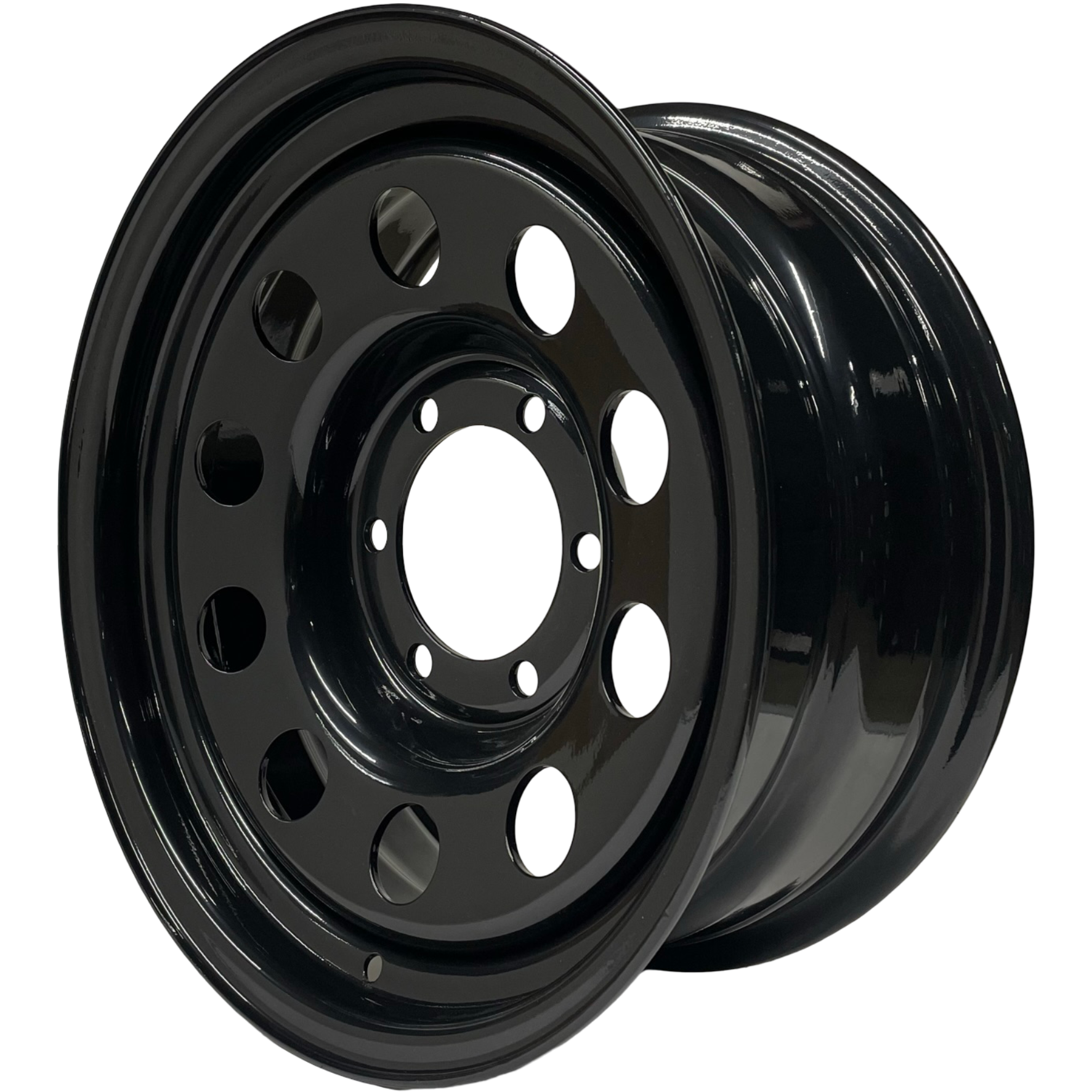 16" x 7" GOJOS Black Modular 6x139.7 ET00 Off-Road Steel Wheels Roadcruza Tyres 
