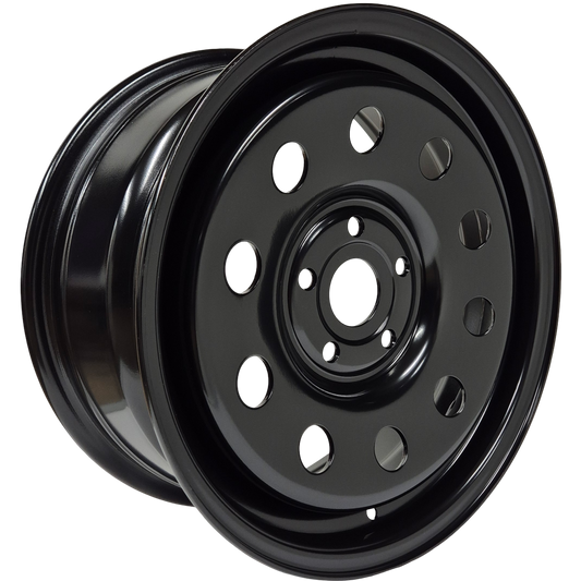 16" x 7" GOJOS Black Modular 5x112 ET35 (Volkswagen) Off-Road Steel Wheels Roadcruza Tyres 
