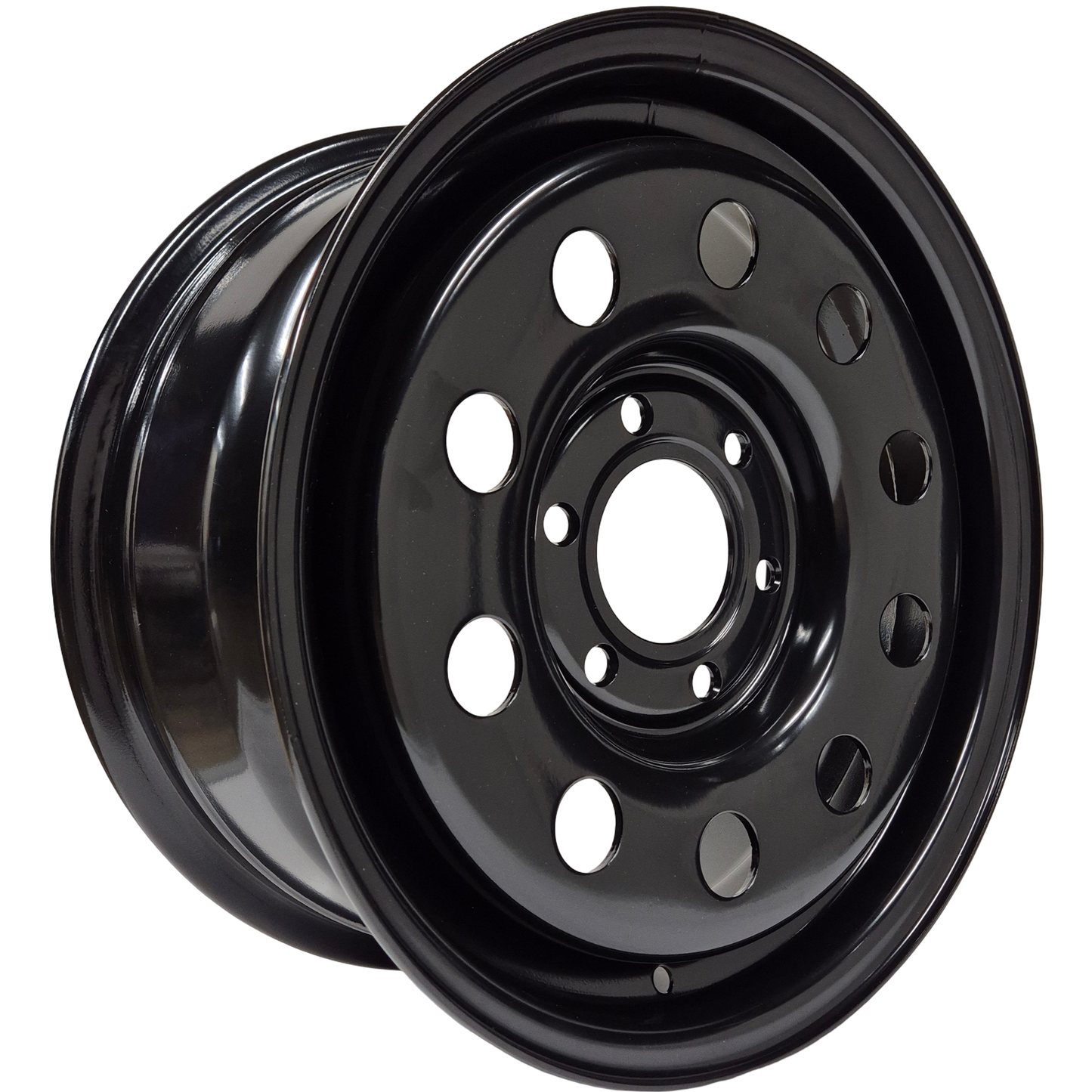 16" x 7" GOJOS Black Modular 5x130 ET35 CB84.1 Off-Road Steel Wheels Roadcruza Tyres 