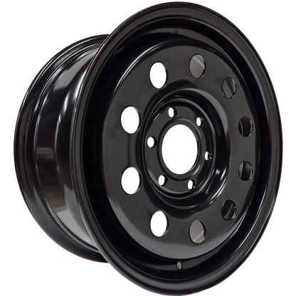 16" x 7" GOJOS Black Modular 5x130 ET35 CB84.1 Off-Road Steel Wheels Roadcruza Tyres 