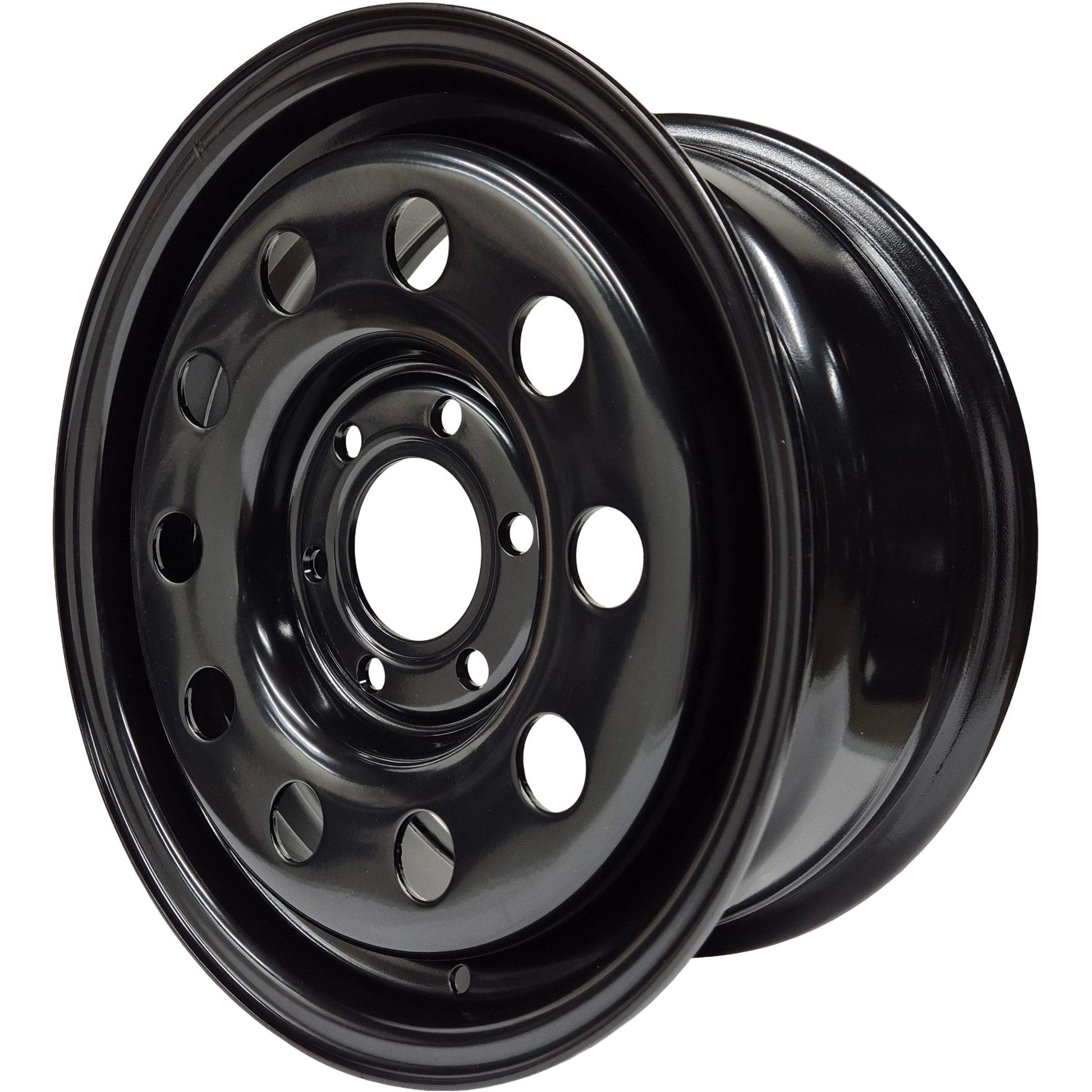 16" x 7" GOJOS Black Modular 5x130 ET35 CB84.1 Off-Road Steel Wheels Roadcruza Tyres 