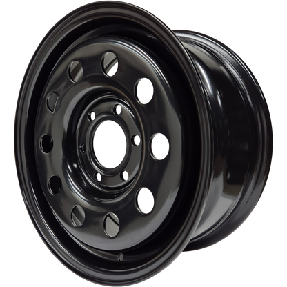16" x 7" GOJOS Black Modular 5x130 ET35 CB84.1 Off-Road Steel Wheels Roadcruza Tyres 