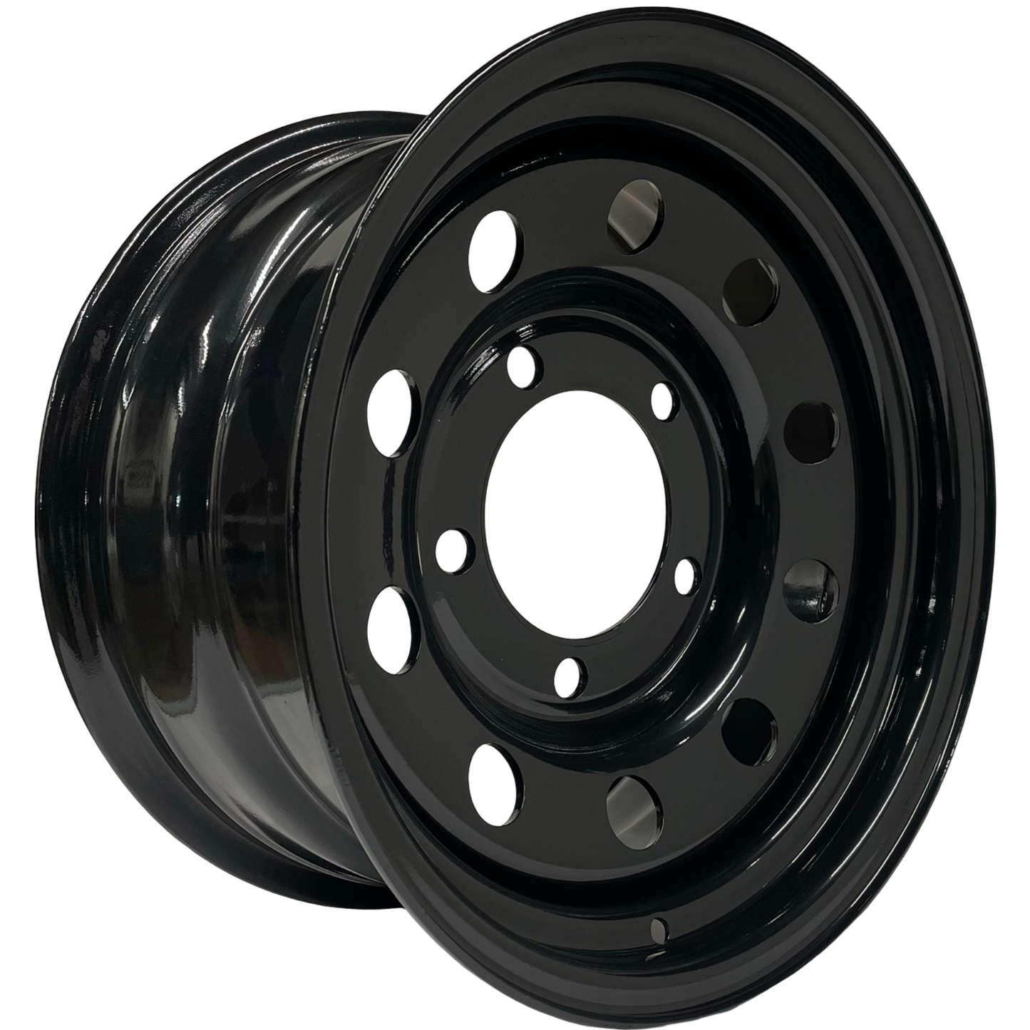 16" x 8"  GOJOS Black Modular 5x165.1 ET00 Off-Road Steel Wheels Roadcruza Tyres 