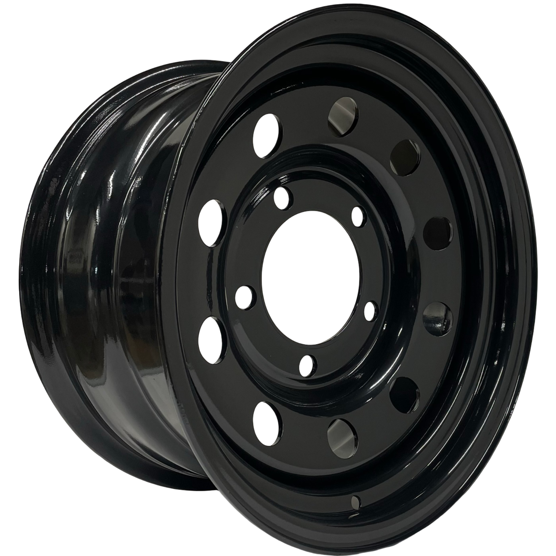 16" x 8"  GOJOS Black Modular 5x165.1 ET00 Off-Road Steel Wheels Roadcruza Tyres 