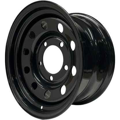 16" x 8"  GOJOS Black Modular 5x165.1 ET00 Off-Road Steel Wheels Roadcruza Tyres 
