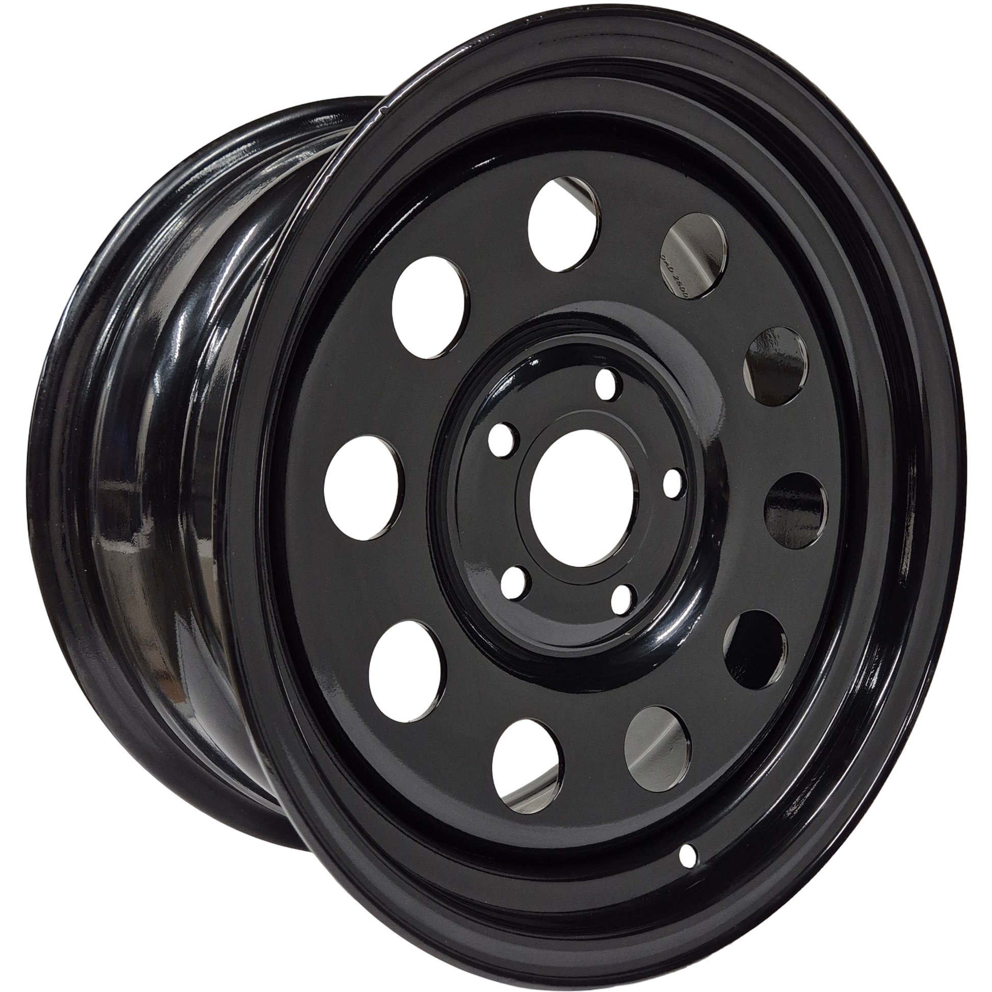 16" x 8" GOJOS Black Modular 5x120 ET25 CB70.1 (Land Rover) Off-Road Steel Wheels Roadcruza Tyres 
