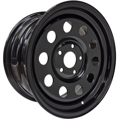 16" x 8" GOJOS Black Modular 5x120 ET25 CB70.1 (Land Rover) Off-Road Steel Wheels Roadcruza Tyres 