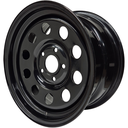 16" x 8" GOJOS Black Modular 5x120 ET25 CB70.1 (Land Rover) Off-Road Steel Wheels Roadcruza Tyres 