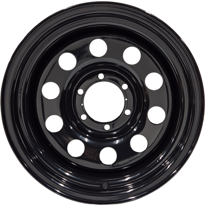 16x8" GOJOS Black Modular Wheel & Centre Cap 6x139.7 ET-35 Off-Road Steel Wheels - Roadcruza Tyres