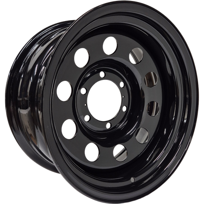 16x8" GOJOS Black Modular Wheel & Centre Cap 6x139.7 ET-35 Off-Road Steel Wheels - Roadcruza Tyres
