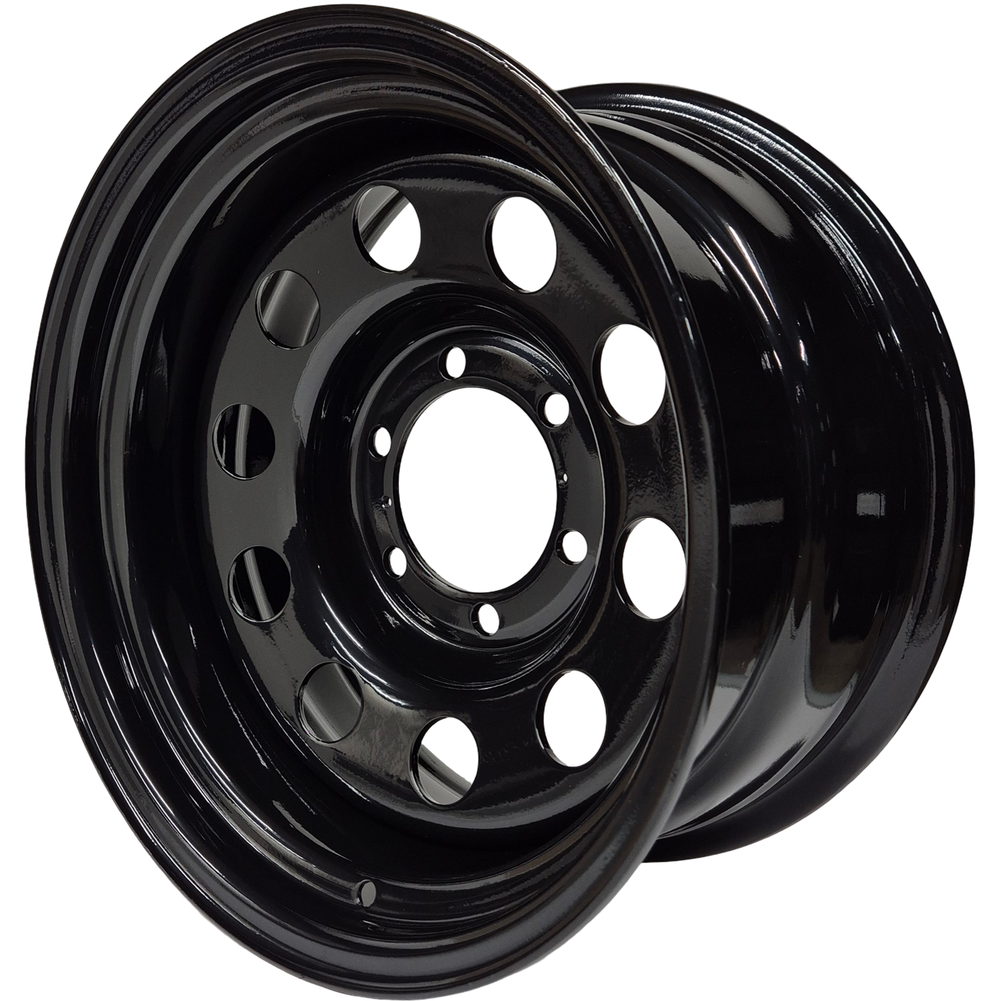 16x8" GOJOS Black Modular Wheel & Centre Cap 6x139.7 ET-35 Off-Road Steel Wheels - Roadcruza Tyres