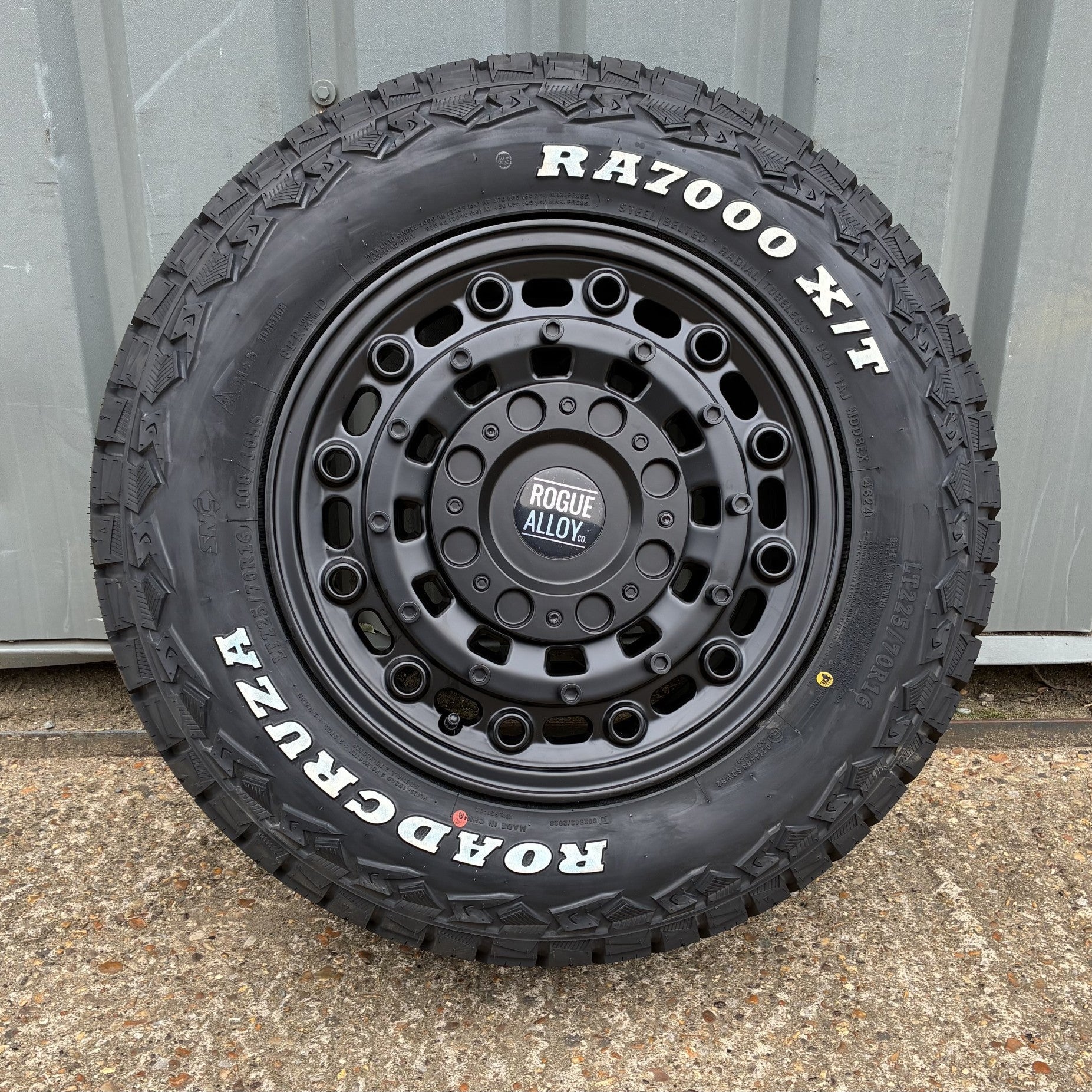 17" x 8" Rogue CC1 Satin Black 5x120 ET35 CB65.1 Roadcruza Tyres 