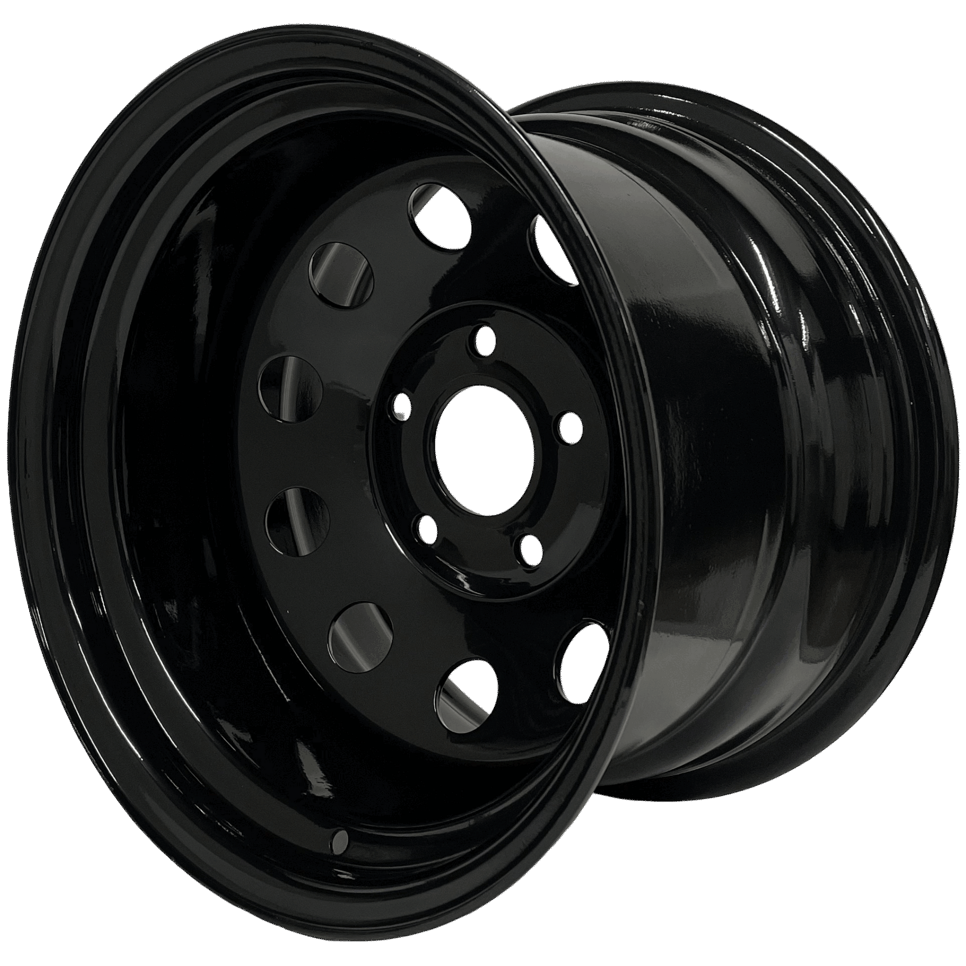 15" x 10"  GOJOS Black Modular 5x120 ET-32 Off-Road Steel Wheels Roadcruza Tyres 
