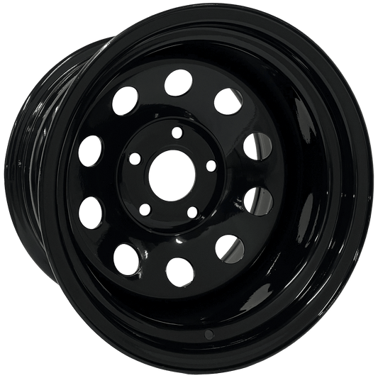 15" x 10"  GOJOS Black Modular 5x120 ET-32 Off-Road Steel Wheels Roadcruza Tyres 