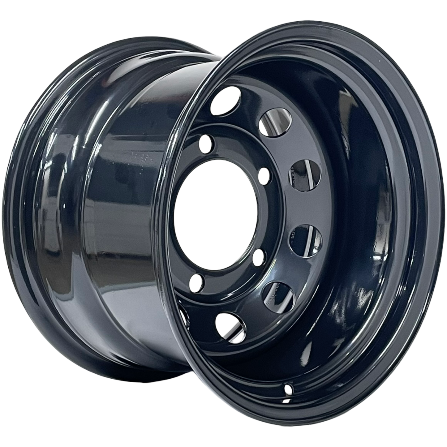 15" x 10"  GOJOS Black Modular 5x165.1 ET-32 Off-Road Steel Wheels Roadcruza Tyres 