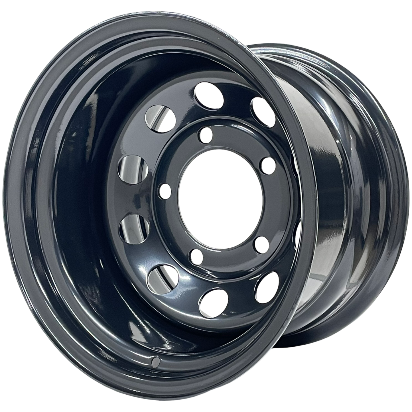 15" x 10"  GOJOS Black Modular 5x165.1 ET-32 Off-Road Steel Wheels Roadcruza Tyres 