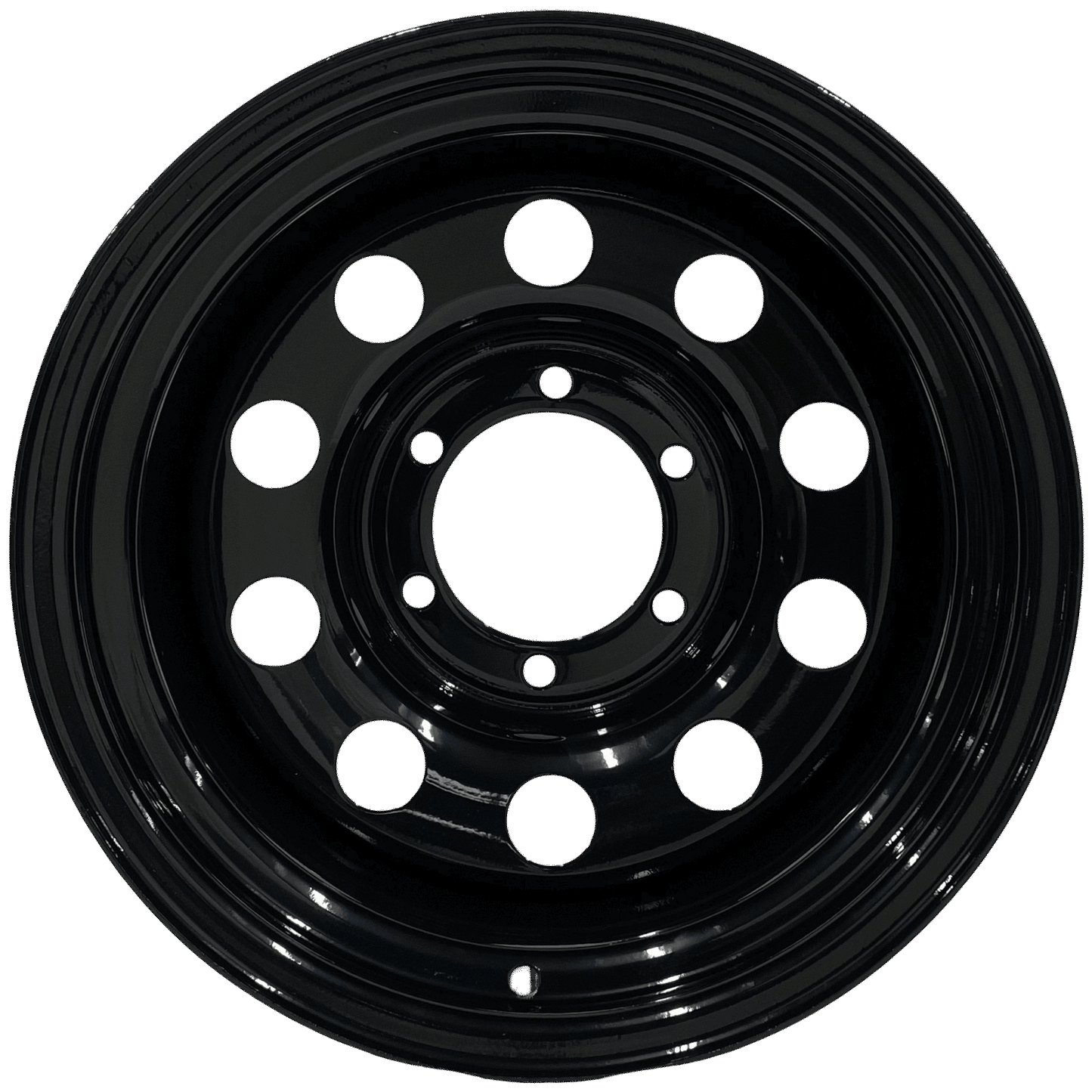 15" x 10"  GOJOS Black Modular 6x139.7 ET-32 Off-Road Steel Wheels Roadcruza Tyres 